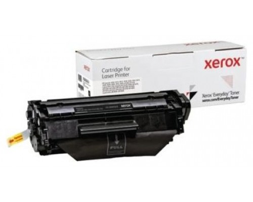 XEROX Everyday Toner para HP 12A LaserJet 1010(Q2612A CRG104 FX9 CRG103) Negro