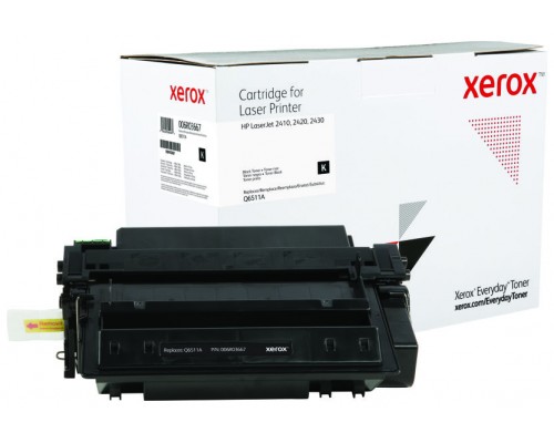 XEROX Everyday Toner para HP 11A LaserJet 2410(Q6511A) Negro