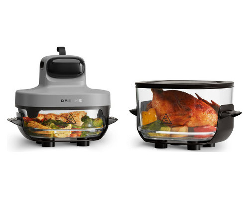 Dreame Tasti Sencillo Independiente 1500 W Freidora de aire caliente Negro, Transparente, Blanco (Espera 4 dias)-10516 Dreame Tasti Sencillo Independiente 1500 W Freidora de aire caliente Negro, Transparente, Blanco (Espera 4 dias)