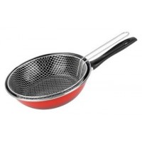 SARTEN FREIDORA MAGEFESA K2 ROJO 26 ACERO