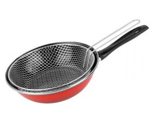 SARTEN FREIDORA MAGEFESA K2 ROJO 26 ACERO