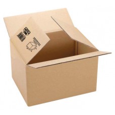 CAJA CARTON EMBALAJE 355X265X270MM MARRON CANAL 3MM FIXO 18104 (MIN10) (Espera 4 dias)