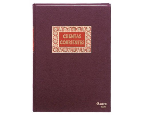 LIBRO DE CONTABILIDAD CUENTAS CORRIENTES FOLIO NATURAL 100 HOJAS NUMERADAS DOHE 09908 (Espera 4 dias)