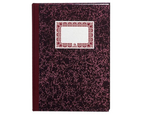 CUADERNO CARTONÉ CONTABILIDAD CAJA BURDEOS FOLIO NATURAL 100 HOJAS NUMERADAS DOHE 09951 (Espera 4 dias)