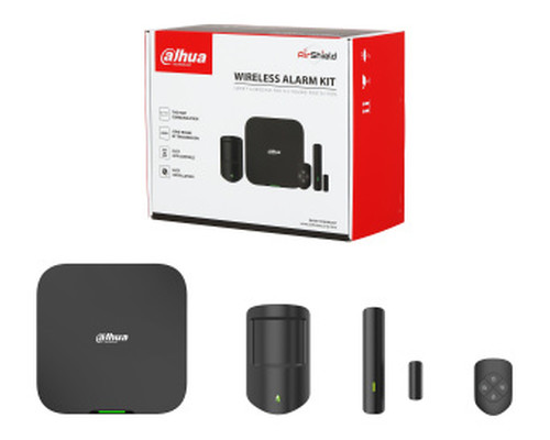 (DHI-ART-ARC3800H-03-CAM-FW2(868)-B-V3) DAHUA ALARMAS KIT DE ALARMA 4G, INCLUYE PANEL DE CONTROL DE 150 DISPOSITIVOS VIA RADIO, PIRCAM, PULSADOR, DETECTOR PIR,CONTACTO MAGNETICO - COLOR NEGRO (Espera 4 dias)