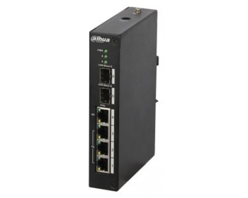 Dahua Technology PFS4206-4P-96 switch Gestionado L2 Fast Ethernet (10/100) Energía sobre Ethernet (PoE) Negro (Espera 4 dias)