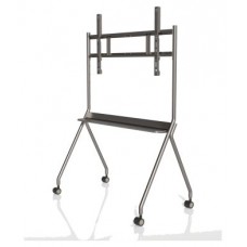 (DHI-PKC-MS0A) DAHUA DISPLAY SOPORTE M&Oacute;VIL PARA PIZARRA INTERACTIVA 55"-75" COLOR PLATA (Espera 4 dias)