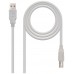 CABLE USB 2.0 IMPRESORA TIPO AM-BM BEIGE 1.0 M