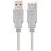 CABLE EXTENSION USB TIPO A-F 1 M NANOCABLE (Espera 4 dias)