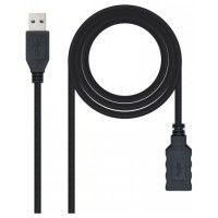 CABLE USB 3.0 TIPO AM-AH NEGRO 2.0 M NANOCABLE