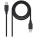 CABLE USB 3.0 TIPO AM-AM NEGRO 1.0 M NANOCABLE