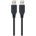 CABLE USB 3.0 TIPO AM-AM NEGRO 1.0 M NANOCABLE