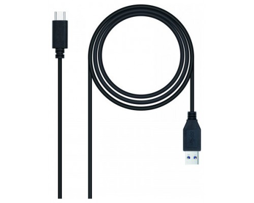 CABLE USB 3.1 GEN2 10GBPS 3A TIPO USB-CM-AM NEGRO 1.5M