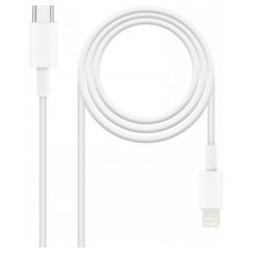 CABLE LIGHTNING A USB-C, 2M NANOCABLE (Espera 4 dias)