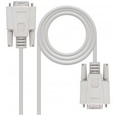 CABLE SERIE RS232 DB9M-DB9H 3.0 M NANOCABLE 10.14.0203