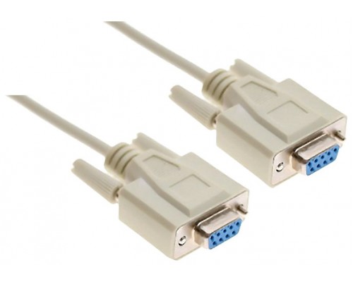 CABLE SERIE NULL MODEM DB9H-DB9H 1.8 M NANOCABLE