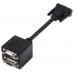 Nanocable 10.15.1950 adaptador de cable DVI 2x VGA Negro (Espera 4 dias)