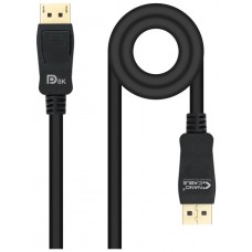 CABLE DISPLAYPORT V1.4 CERTIFICADO VESA DPM-DPM NEGRO