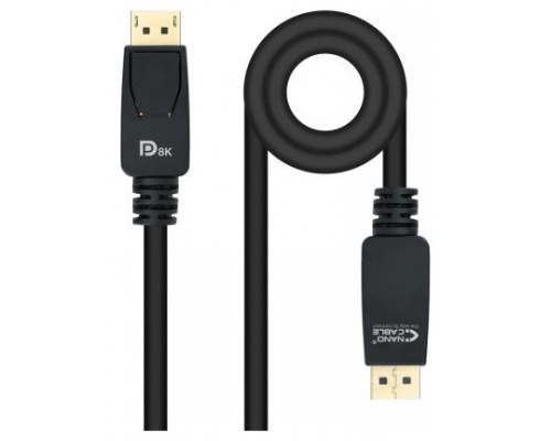 Nanocable - Cable DisplayPort 1.4 Certificado VESA