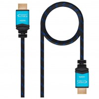 CABLE HDMI V2.0 4K 60HZ 18GBPS AM-AM NEGRO 0.5 M