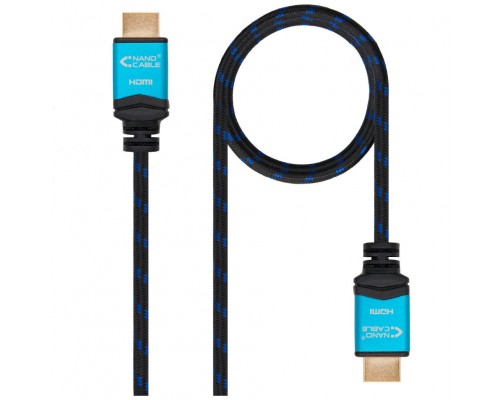 CABLE HDMI V2.0 4K 60HZ 18GBPS AM-AM NEGRO 0.5 M