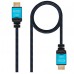 CABLE HDMI V2.0 4K 60HZ 18GBPS AM-AM NEGRO 0.5 M