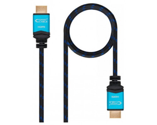 CABLE HDMI V2.0 4K 60HZ 18GBPS AM-AM NEGRO 2.0 M