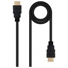 CABLE HDMI V2.0 4K-60HZ 18Gbps NEGRO 0.5 M NANOCABLE