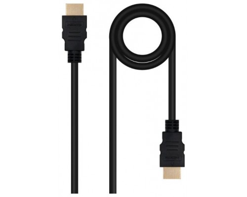 CABLE HDMI V2.0 4K-60HZ 18Gbps NEGRO 0.5 M NANOCABLE