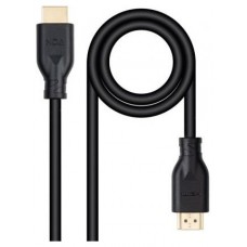 CABLE HDMI V2.0 4K@60HZ 18Gbps CCS NEGRO 0.5 M