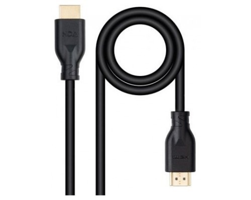 CABLE HDMI V2.0 4K@60HZ 18Gbps CCS NEGRO 1.5 M