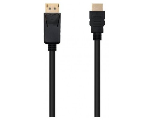 Nanocable Cable Conversor DP a HDMI Negro 10m