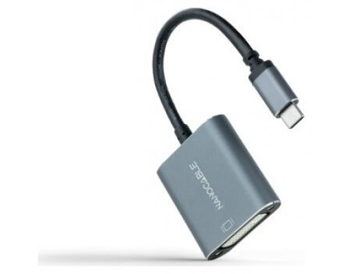 CONVERSOR USB-C A DVI 0.15M ALUMINIO NANOCABLE (Espera 4 dias)