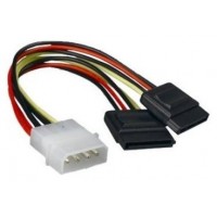 CABLE SATA ALIMENTACION 5.25 MOLEX 4PIN M-2XSATAH 30