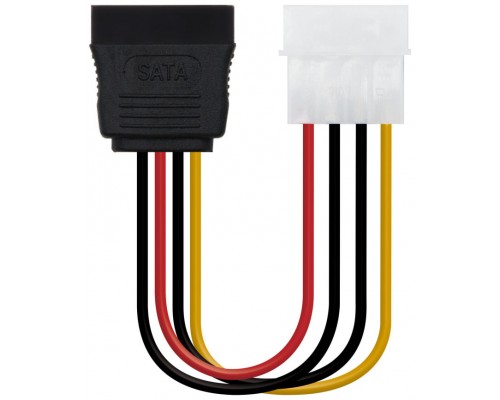 CABLE SATA ALIMENTACION 5.25MOLEX 4PIN M-SATAH 16CM