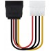 CABLE SATA ALIMENTACION 5.25MOLEX 4PIN M-SATAH 16CM