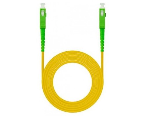 CABLE FIBRA SC/APC-SC/APC MONOMODO LSZH AMARIL.100M NANOCABLE (Espera 4 dias)