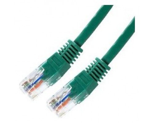 CABLE RED LATIGUILLO RJ45 CAT.5E UTP AWG24 VERDE 1.0 M