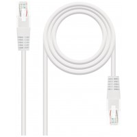 CABLE RED LATIGUILLO RJ45 CAT.5E UTP AWG24 BLANCO 2.0