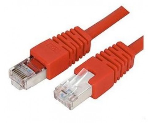 CABLE DE RED LATIGUILLO CRUZADO RJ45 CAT.5E UTP AWG24 1 M ROJO NANOCABLE (Espera 4 dias)