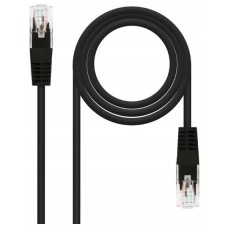 Nanocable - Cable red latiguillo cat.6 utp awg24 negro