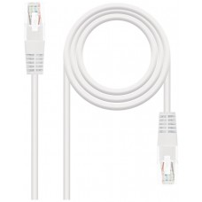 CABLE RED LATIGUILLO RJ45 CAT.6 UTP AWG24 BLANCO 25 CM