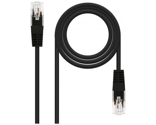 Nanocable - Cable red latiguillo cat.6 utp awg24 negro