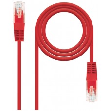 Nanocable - Cable red latiguillo cat.6 utp awg24 rojo