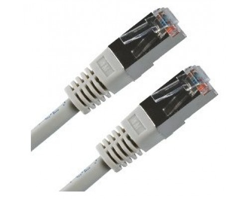 RJ-45, Cat5e, FTP, AWG 24, Gris, 1m