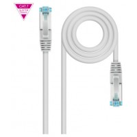 Cable de Red Cat.7 600MHZ LSZH SFTP PIMF AWG26, Gris,