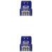 Cable Red Latiguillo RJ45 LSZH CAT.6A UTP AWG24, Azul,