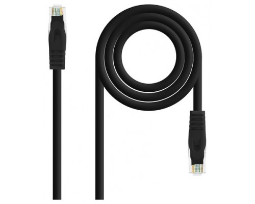 Cat6A, RJ-45, UTP, LSZH, AWG 24, 3 m, Negro