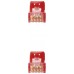 NANOCABLE Cable de red latiguillo RJ45 LSZH Cat.6A UTP AWG24, Rojo, 3.0m