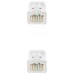 Cat6A, RJ-45, UTP, LSZH, AWG 24, 3 m, Blanco